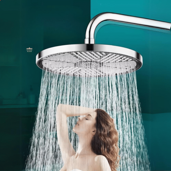 Pommeau de douche rond haute pression effet pluie
