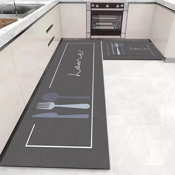 Tapis de cuisine long antidérapant moderne