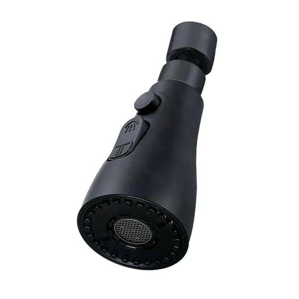 Extension rotative pour robinet de cuisine en laiton noir