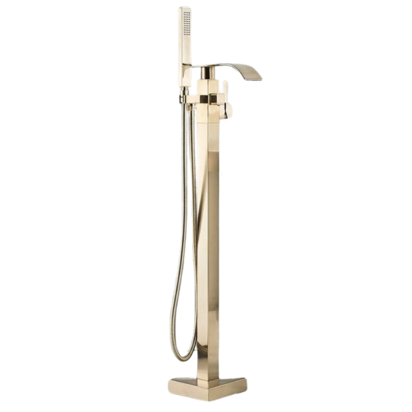 Robinet mitigeur baignoire îlot design moderne