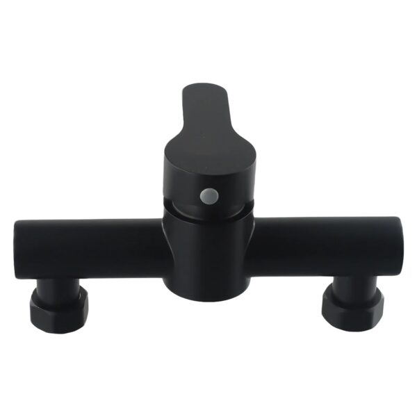 Mitigeur douche noir mat design contemporain